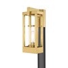 Livex Lighting 1 Lt Satin Brass Outdoor Post Top Lantern - 20994-12