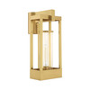 Livex Lighting 1 Lt Satin Brass Outdoor Post Top Lantern - 20996-12