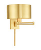 Livex Lighting 1 Lt Satin Brass Swing Arm Wall Lamp - 40034-12