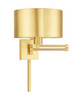 Livex Lighting 1 Lt Satin Brass Swing Arm Wall Lamp - 40034-12