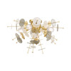 Livex Lighting 4 Lt Satin Brass Ceiling Mount - 40070-12