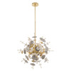 Livex Lighting 6 Lt Satin Brass Pendant Chandelier - 40074-12