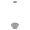 Livex Lighting 1 Lt Nordic Gray Mini Pendant - 40401-80