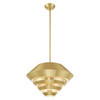 Livex Lighting 1 Lt Satin Brass Mini Pendant - 40402-12