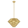 Livex Lighting 1 Lt Satin Brass Mini Pendant - 40402-12