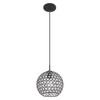 Livex Lighting 1 Lt Black Mini Pendant - 40440-04