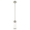 Livex Lighting 1 Lt Brushed Nickel Mini Pendant - 40470-91