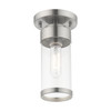 Livex Lighting 1 Lt Brushed Nickel Ceiling Mount - 40480-91