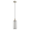 Livex Lighting 1 Lt Brushed Nickel Mini Pendant - 40640-91