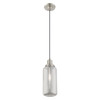 Livex Lighting 1 Lt Brushed Nickel Mini Pendant - 40640-91