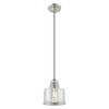 Livex Lighting 1 Lt Brushed Nickel Mini Pendant - 40651-91