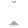 Livex Lighting 1 Lt Brushed Nickel Mini Pendant - 40685-91