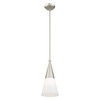 Livex Lighting 1 Lt Brushed Nickel Mini Pendant - 40686-91