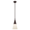 Livex Lighting 1 Lt Bronze Mini Pendant - 40716-07