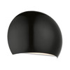 Livex Lighting 1 Light Shiny Black Wall Sconce - 40802-68