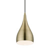 Livex Lighting 1 Light Antique Brass Pendant - 40981-01