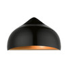 Livex Lighting 1 Light Shiny Black Wall Sconce - 40987-68