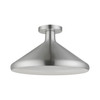 Livex Lighting 1 Light Brushed Aluminum Semi-flush Mount - 41020-66