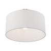 Livex Lighting 1 Lt Brushed Nickel Ceiling Mount - 41097-91