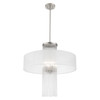 Livex Lighting 4 Lt Brushed Nickel Pendant Chandelier - 41142-91