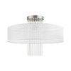 Livex Lighting 1 Lt Brushed Nickel Ceiling Mount - 41147-91