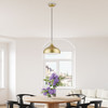 Livex Lighting 1 Light Soft Gold Pendant - 41172-33