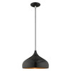 Livex Lighting 1 Lt Shiny Black Mini Pendant - 41172-68