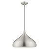 Livex Lighting 1 Lt Brushed Aluminum Mini Pendant - 41174-66