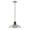 Livex Lighting 1 Lt Brushed Nickel Mini Pendant - 41193-91