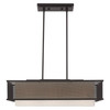 Livex Lighting 3 Lt Bronze Linear Chandelier - 41204-07