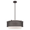 Livex Lighting 4 Lt Bronze Pendant Chandelier - 41205-07