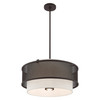 Livex Lighting 4 Lt Bronze Pendant Chandelier - 41205-07