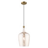 Livex Lighting 1 Lt Antique Brass Mini Pendant - 41226-01