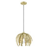 Livex Lighting 1 Lt Winter Gold Mini Pendant - 41231-28