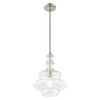 Livex Lighting 1 Lt Brushed Nickel Mini Pendant - 41238-91