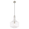 Livex Lighting 1 Lt Brushed Nickel Mini Pendant - 41239-91