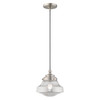 Livex Lighting 1 Lt Brushed Nickel Mini Pendant - 41242-91
