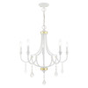 Livex Lighting 5 Lt White Chandelier - 41275-03