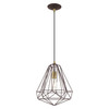 Livex Lighting 1 Lt Bronze Mini Pendant - 41324-07