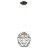 Livex Lighting 1 Lt Bronze Mini Pendant - 41326-07