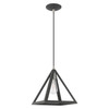 Livex Lighting 1 Lt Scandinavian Gray Mini Pendant - 41329-76