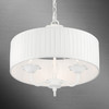 Livex Lighting 3 Light White Pendant Chandelier - 41773-03