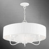 Livex Lighting 5 Light White Pendant Chandelier - 41775-03