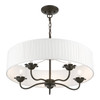 Livex Lighting 5 Light English Bronze Pendant Chandelier - 41775-92