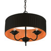 Livex Lighting 3 Light Black Pendant Chandelier - 41863-04