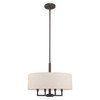 Livex Lighting 4 Lt English Bronze Pendant Chandelier - 42604-92