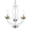 Livex Lighting 3 Light Antique White Chandelier - 42903-60