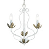 Livex Lighting 3 Light Antique White Chandelier - 42903-60