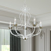 Livex Lighting 5 Light Antique White Chandelier - 42905-60