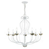 Livex Lighting 7 Light Antique White Chandelier - 42907-60
